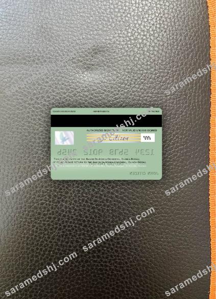 Guinea Bissau Banco Da Africa Ocidental visa debit card photolook back